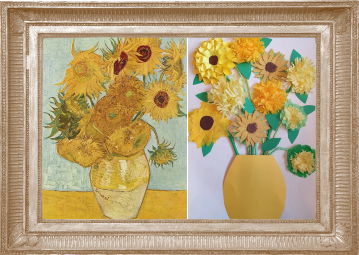 Sunflowers by VIncent Van Gogh (Reception)